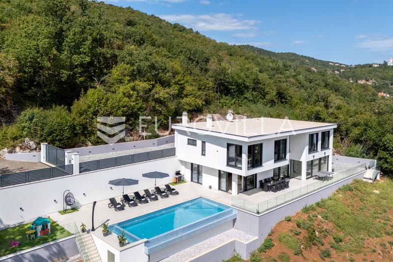 Opatija okolica, Mihotići, luksuzna vila 342 m² s infinity bazenom i wellnessom - 2