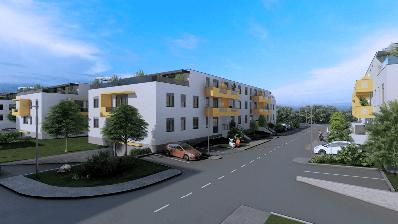 Záhreb, Odra, dvojizbový byt s garážovým parkovacím miestom, čistá plocha 60,31 m², novostavba