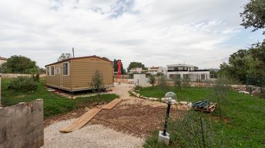 Ístria, Rovinjsko Selo, terreno edificável de 517m2 - vedado e preparado para construção.