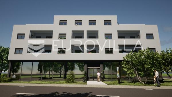 Zagreb, Jankomir, attraktivt kommersiellt utrymme i gatuplan, 449 m2 + gård 150 m2, NYBYGGNATION