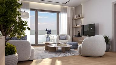 Rijeka, Kantrida'da, 127 m2 büyüklüğünde çekici üç odalı DAİRE, YENİ BİNA
