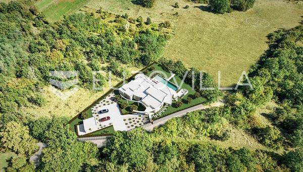 Istrien, Žminj, eksklusiv villa på 1,4 ha privat ejendom