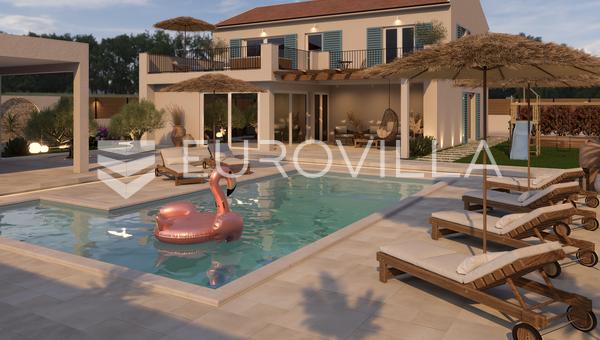 Zadar, Crno, impresivna dizajnerska vila s bazenom
