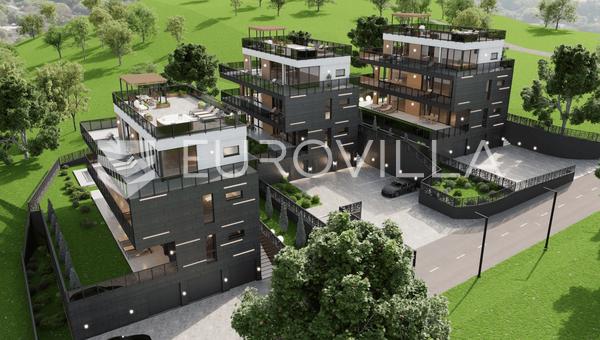 Zagreb, Gračani, NOVOGRADNJA luksuzan trosoban penthouse 172,97 m² s krovnom terasom