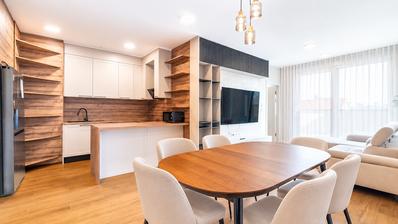 Zagreb, Trešnjevka, new build, three-room apartment, 94 m², first-time rental, 2 parking spaces
