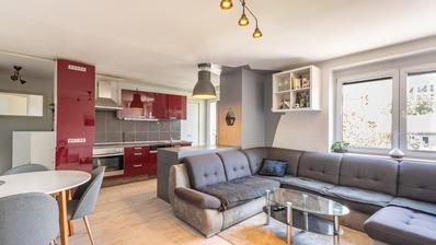 Varaždin, Stadtzentrum, modern eingerichtete 50 m² Wohnung, bezugsfertig, ausgezeichnete Lage.