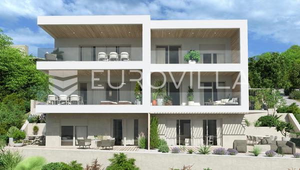 Rijeka, Martinkovac, luxuriöse Vierzimmerwohnung in einem Neubau mit Meerblick und privat