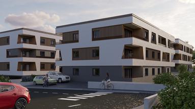 Istria, Poreč, 2nd floor modern two-bedroom apartment 54.60 m² with parking space