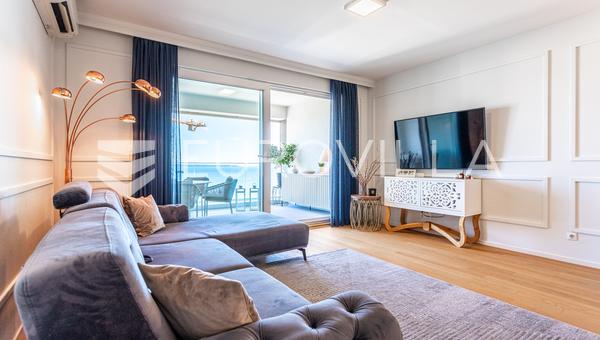 Split, Žnjan, luxuriöse Dreizimmerwohnung mit Panoramameerblick