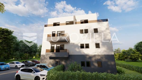 Záhreb, Hrvatski Leskovac jednopokojový penthouse 50 m² NOVOSTAVBA