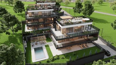 Zagreb, Gračani, UUDISRAKENNUS ylellinen kolmen makuuhuoneen asunto 374,12 m² uima-altaalla