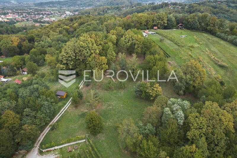 Strmec Stubicki, Natuurpark Medvednica, perceel van 8240 m² met een conceptontwerp voor 4 vakantiewoningen - 28