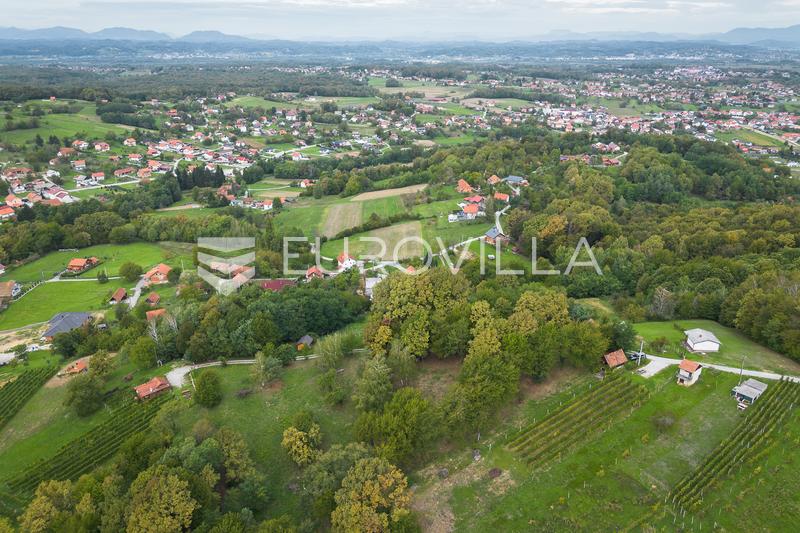 Strmec Stubicki, Natuurpark Medvednica, perceel van 8240 m² met een conceptontwerp voor 4 vakantiewoningen - 15