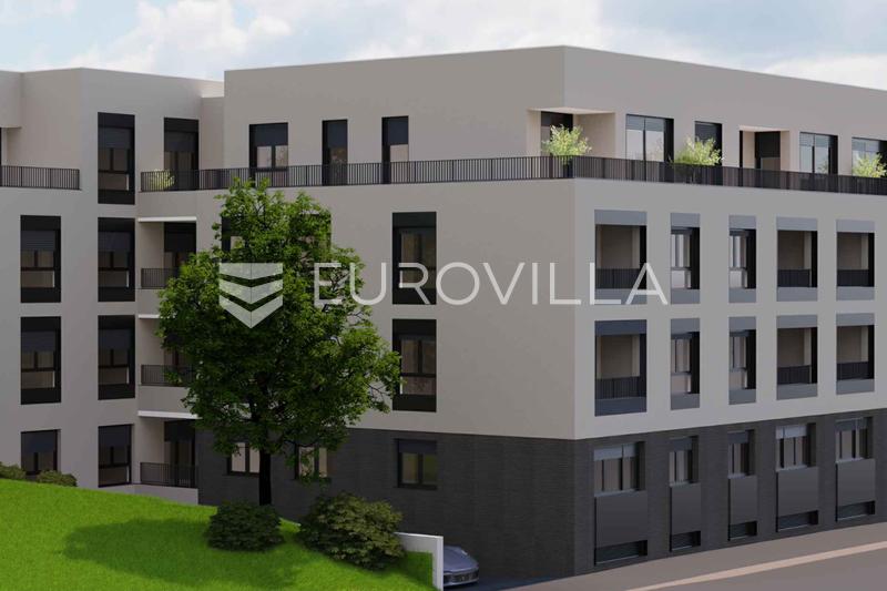 Zagreb, Črnomerec, Kuniščak, an attractive four-room apartment in a new building, 107 m²