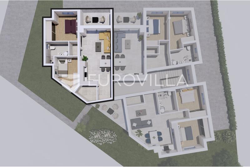 Istrien, Peroj, toværelses lejlighed i en ny kvalitetsbygning med garage og direkte havudsigt - 2