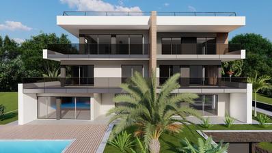 Rijeka, Kantrida, apartamento de cuatro dormitorios, superficie útil neta de 128 m² con piscina y vistas al mar