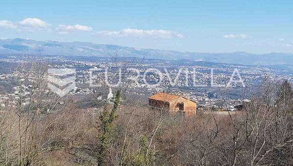 Matulji, Rukavac, manzaralı ve projeli inşaat arazisi