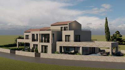 Vizinada, Brig - terreno edificabile con progetto e permesso di costruzione ottenuto