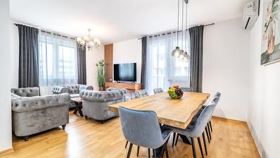 Zagrzeb, Lovinčićeva, ekskluzywne mieszkanie dwupokojowe w nowym budynku, 79 m², zewnętrzne miejsce parkingowe