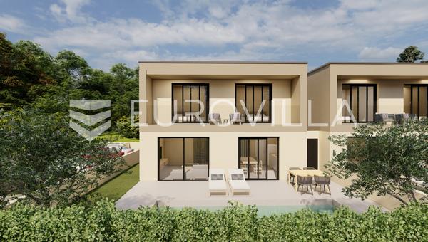 Istria, Žbandaj, semi-detached house with swimming pool