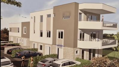 Pag, Mandre, mezonetový byt v novostavbě, 79,52 m²