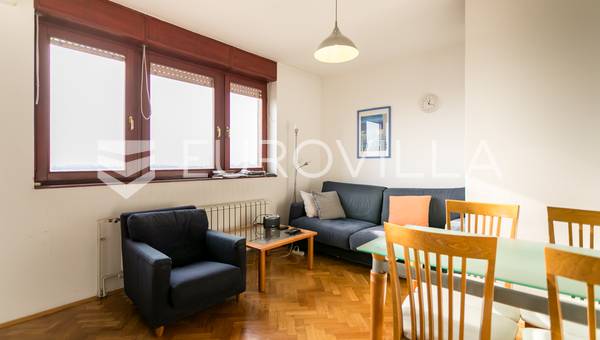 Zagrzeb, Trešnjevka, umeblowane mieszkanie jednopokojowe 45,13 m²
