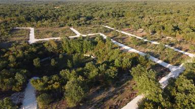 Vodnjan, Mandriol - kmetijsko zemljišče s cesto 401 m², 900 m od morja