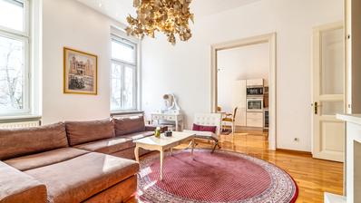 Zagreb, Centar, predivan trosoban građanski stan, 96 m²