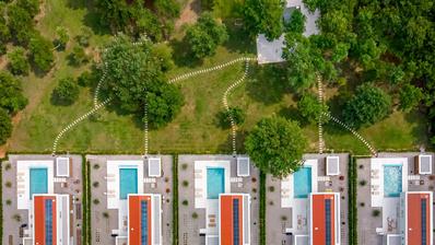 Ístria, Labin - villa "E" super moderna, piscina aquecida de 48 m², 2642 m² de jardim paisagístico
