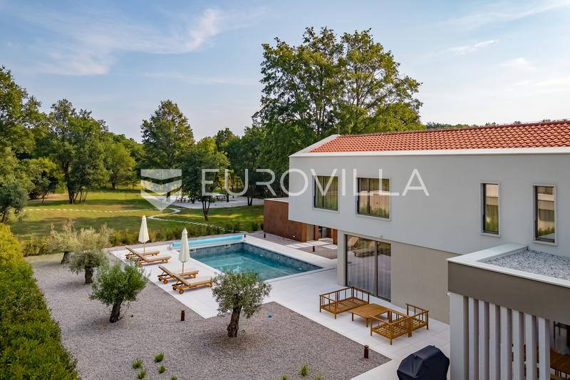 Istrien, Labin - topmoderne Villa "E", beheizter Pool 48 m², 2642 m² Landschaftsgarten - 7