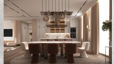 Osijek, Gornji Grad, elite fireværelses lejlighed, 160 m², med private parkeringspladser