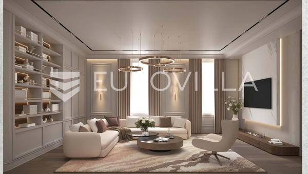 Osijek, Gornji Grad, elitny apartament czteropokojowy, 160 m², z prywatnymi miejscami parkingowymi