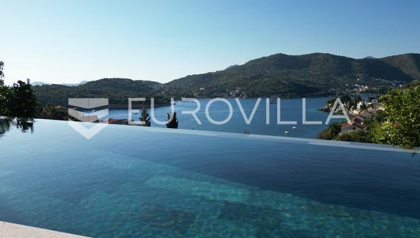 Dubrovnik - omkringliggende område, villa med pool og smuk havudsigt