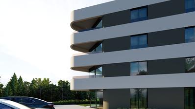 Istra, Tar, NOVOGRADNJA, Luksuzan dvosobni stan 78,98 m2, s prekrasnim pogledom na more i Alpe