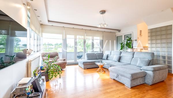 Zagreb, Srebrnjak, penthouse 199 m² privatnosti, wellness zona i vrt