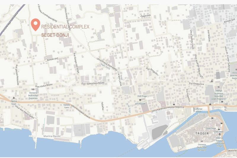 Trogir, Seget Donji, toromsleilighet i andre etasje, netto bruksareal 90 m² - S4 - D - 6