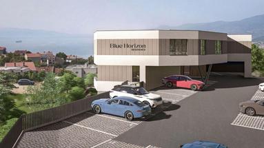 Kastav, Resetari, Blue Horizon Residence, atrakcyjne mieszkanie dwupokojowe, NOWY BUDYNEK, 73 m²
