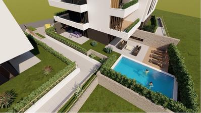 Zadar, Nin, građevinsko zemljište s projektom na izvrsnoj lokaciji