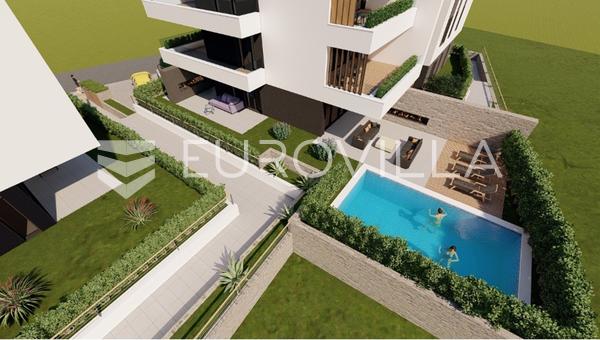 Zadar, Nin, građevinsko zemljište s projektom na izvrsnoj lokaciji