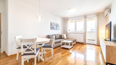 Zágráb, Lovinčićeva, modern egyszobás lakás, teljes területe 58,63 m²