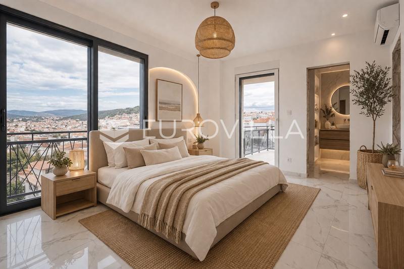 Ciovo, Okrug Gornji, attico trilocale con terrazza sul tetto e vista mare - 20