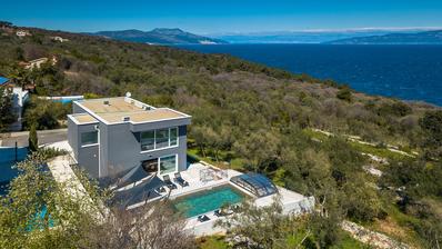 Labin, Ravni - villa esclusiva con vista panoramica sul mare