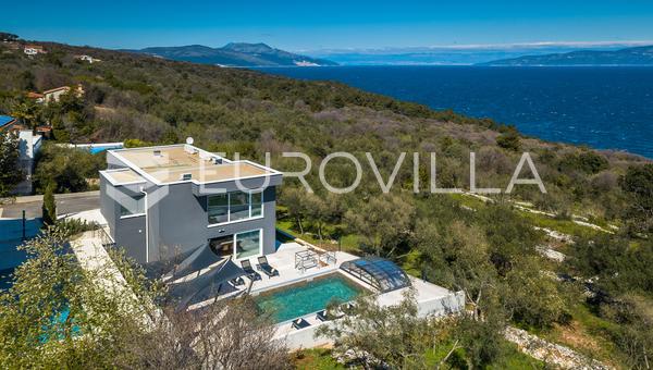 Labin, Ravni - panoramik deniz manzaralı özel villa