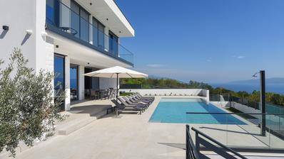 Rasa, Crni - villa di lusso moderna con vista diretta sul mare