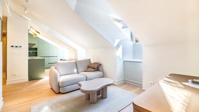 Zagreb, lyxig enrumslägenhet i centrum, 46 m²