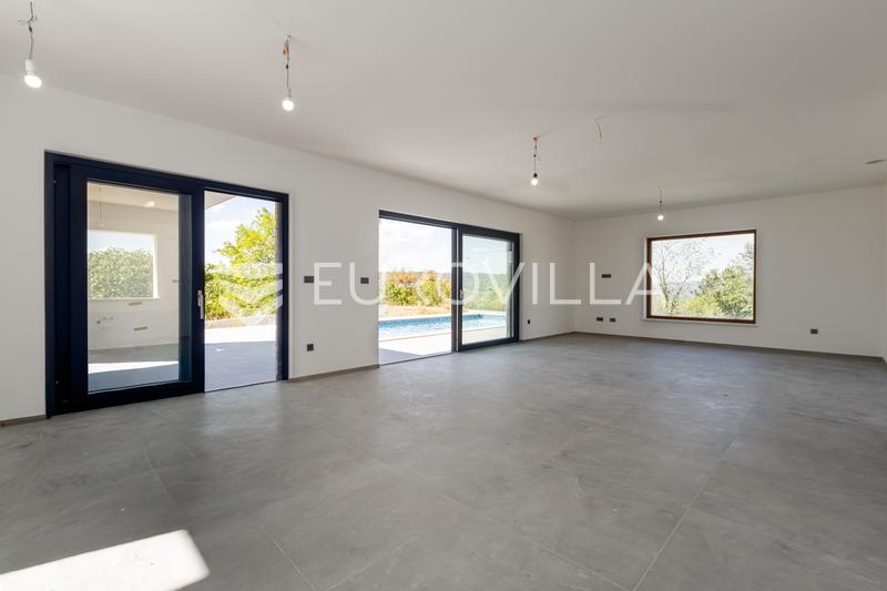 Isztria, Modern villa úszómedencével és kilátással az Učka-hegyre és a természetre - 6