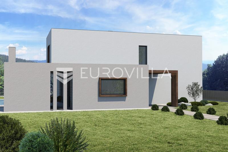 Isztria, Modern villa úszómedencével és kilátással az Učka-hegyre és a természetre - 33
