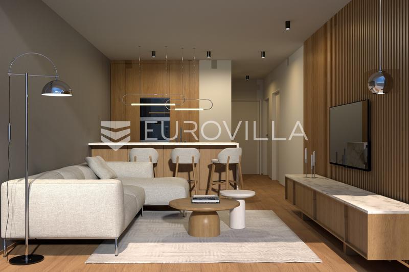 Istria, Pula, three-bedroom apartment in a new building, garage, storage room - 80.38 m² - on loan