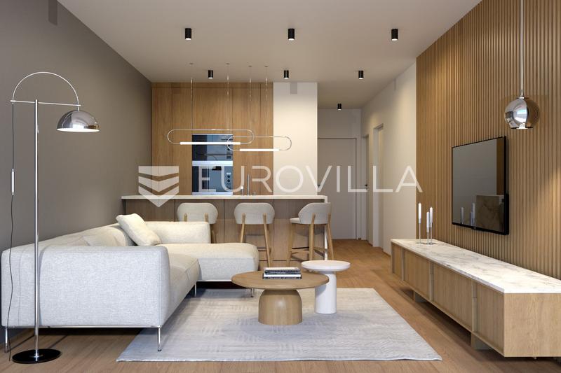 Istria, Pula, three-bedroom apartment in a new building, garage, storage room - 80.38 m² - on loan