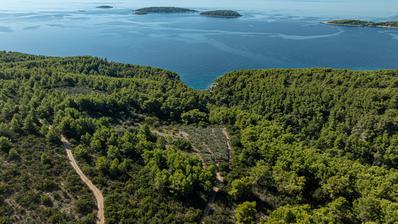Korčulan saari, Karbuni, maatalousmaa